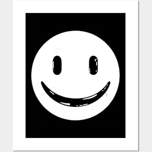 Uncanny Valley Smile Icon Posters and Art